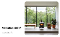 Horizontal Fireplace Stove, Multienergy Heating Stove High Temperature, Rural Indoor Use