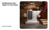 Gasification Stove, Wood Burning, Household Round Table, Energy-Saving, Multifunctional Heating