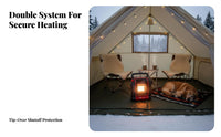 Portable Propane Heater, Outdoor Tent Heater, Winter Camping, Fishing, RV Heating, Multi-Function