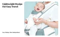 Breathable infant holder, Summer Mesh pelvic Seat, Lightweight Multi-Functional Front Carry, Waist Support