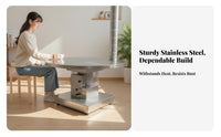Stainless Steel Reflow Stove, Multi-Functional Smokeless Heater, Wood Compatible, Thickened Design for Indoor Home Use, New Model