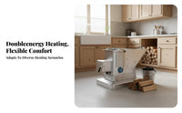 double energy Heating Stove, Smokeless Wood Burner, Indoor Home Heater, Rural Winter Fireplace