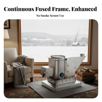 double energy Heating Stove, Smokeless Wood Burner, Indoor Home Heater, Rural Winter Fireplace