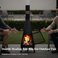 Outdoor Heater, BBQ Grill, Multifunctional Fire Stove for Patio, Garden, Camping, Home