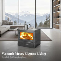 50 Wood Burning Fireplace, Indoor Heating Stove, Home, Villa, Guesthouse, Commercial Use