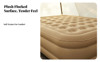 Inflatable Mattress, dual air Bed, Portable Camping Sleeping Pad, Built-in Pump, indoor and outdoor Use