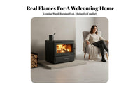 Wood Burning Fireplace, Indoor Heating Stove, Maximum Warmth Performance, For Home, Villa, Guesthouse, Commercial Spaces