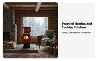 Water Heating Heater, German Quality, Rural Household Circulating Heating, Coal/Wood/Charcoal Compatible, Z Model, Radiator