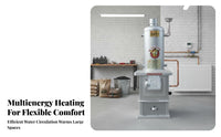 Water Heating Heater, German Quality, Rural Household Circulating Heating, Coal/Wood/Charcoal Compatible, Z Model, Radiator