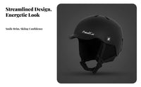 Winter Helmet, Collision Protection, Double Board, Professional Ski Equipment, Unisex, 2324