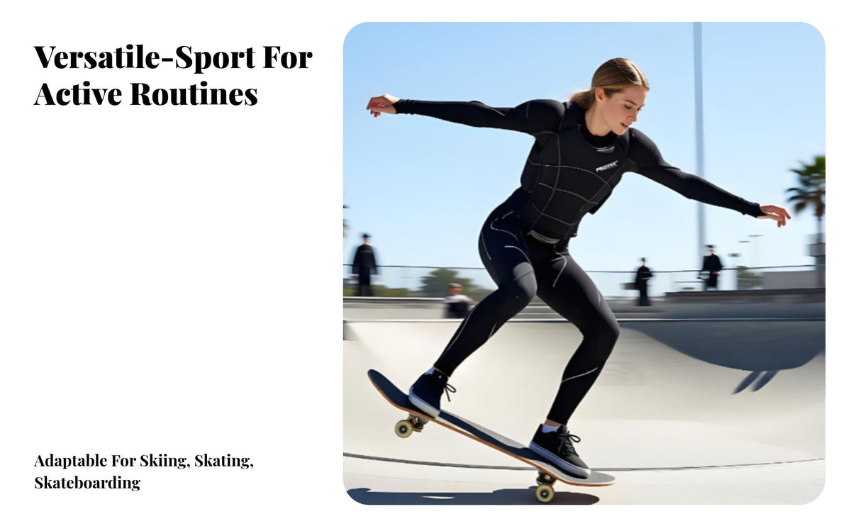 Protective Shirt, Skiing & Cycling Inner Wear, Breathable Anti-Fall Gear for Adults & Kids