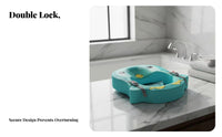 Non-Inflatable Infant Swimming Ring Neck Float Anti-Rollover Adjustable Cute Design for Home Use