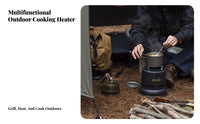 Camping Heater, Outdoor Fireplace, Portable, Winter, Home, Patio, Butane