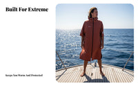 Waterproof Warm Windproof Outdoor Changing Poncho, All-Weather aquatic Coat for Freediving, Winter aquaticming