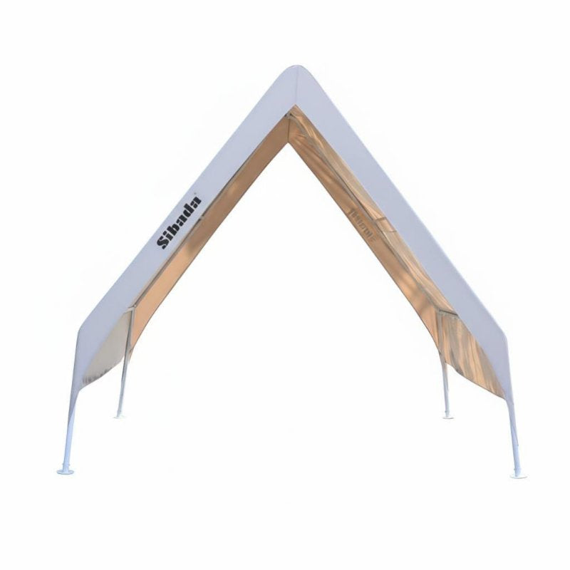 Low-Profile Triangle Tent, Outdoor Sunshade Awning, Windproof Shelter for Rooftop, Restaurant, BBQ, Camping, Courtyard, Market