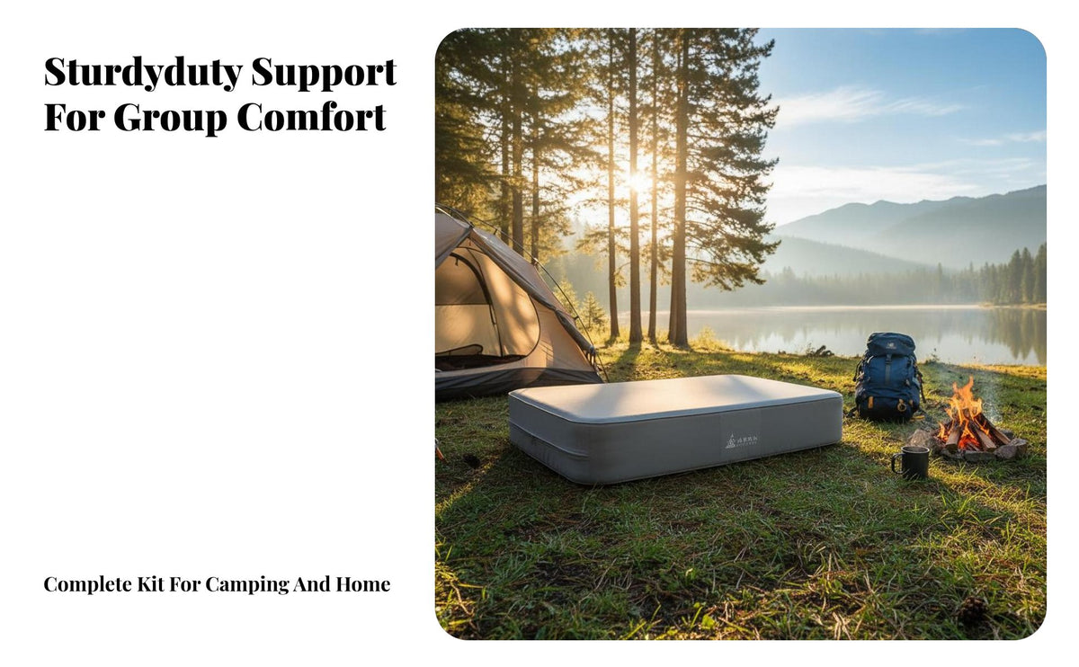 Inflatable Mattress, Automatic Air Bed for Camping, Portable, Home & Outdoor Use, New Design