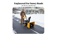 Manual Snow Plow, Push Winter Removal Tool, Outdoor Pathway Clearing Equipment
