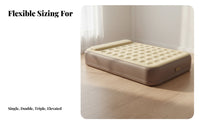 Inflatable Mattress, Home Air Bed, Outdoor Camping, Automatic Inflation, Foldable, Elevated Design