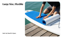 Kayak Non-Slip Deck Pad, Foam Geometric Pattern, Cuttable Tail Mat, Stand-Up Paddle Board & Boat Accessory, Surfboard Anti-Slip