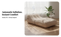 Inflatable Sofa, Portable Lazy Lounger, Automatic Air Bed, Office Nap, Outdoor Camping Chair, PVC Material, Comfortable Design