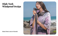 Swimming Hooded Cape Quick-Dry, Sun Protection, Beach Towel