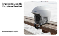 Lightweight Ski Helmet, Asian Fit, Triple Safety Certified, Unisex, Discontinued Design