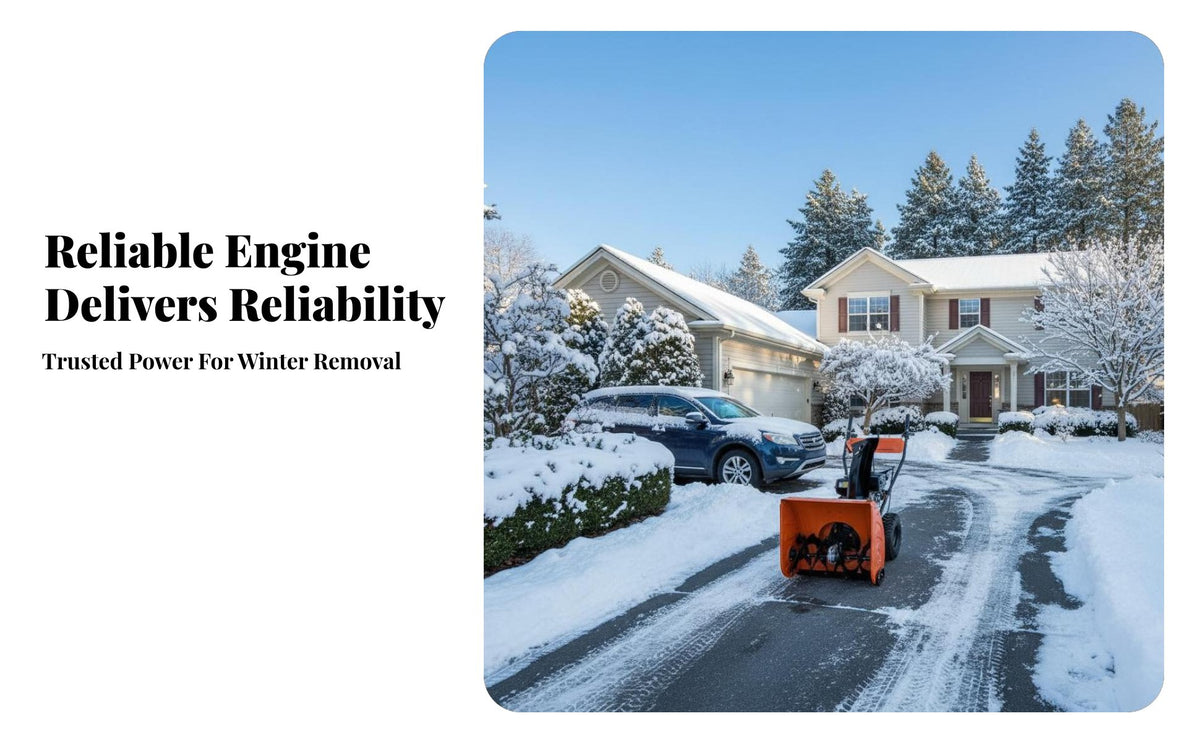 winter sweeper, small Walk-Behind winter Removal Machine, Gas Powered, Multi-Scene Use, Deep grip Tires