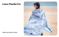 Aquatic Towel Poncho, Quick Dry, Beach Sun Protection