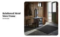Gasification Heating Stove, Indoor Coal Wood Burner, Thickened Home Heater with Water Tank, Rural Multifuel
