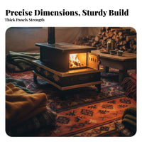 Tibetan Wood Burning Stove, Indoor Fireplace Heater, Efficient Heating for Home & Patio, Winter Use, Metal Construction