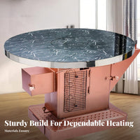 Wood Burning Heating Stove, Rural Home Indoor Heater, double combustible Wood, Thick Stainless Steel, Winter Use