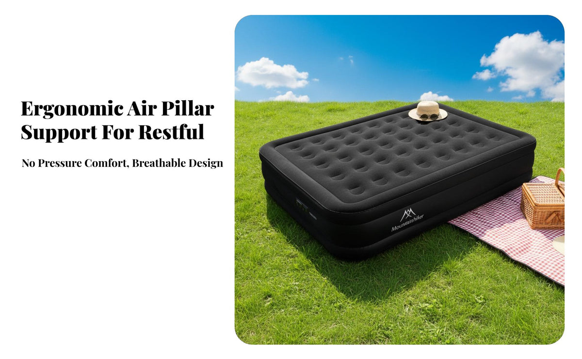 Inflatable Mattress, Automatic inflator, Thickened Camping Air Bed, Portable for Outdoor Tent, Home Use