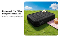 Inflatable Mattress, Automatic inflator, Thickened Camping Air Bed, Portable for Outdoor Tent, Home Use