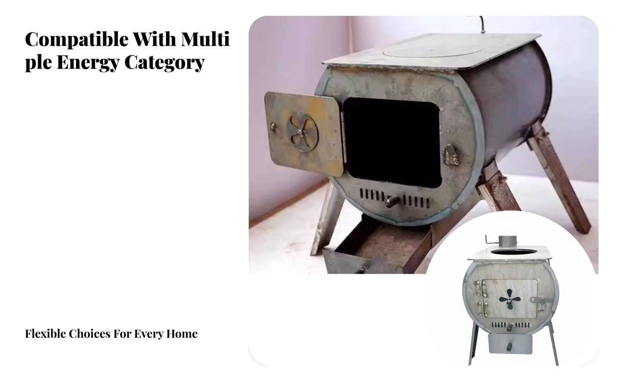 Wood Burning Stove, Outdoor Indoor Smokeless Heater, Portable multiUse Cooking stove for Home