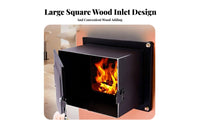 Indoor Wood Burning Stove, Energy-Saving Multifunctional Heater, Smokeless Rural Home Fireplace, versatileUse for Heating and Cooking