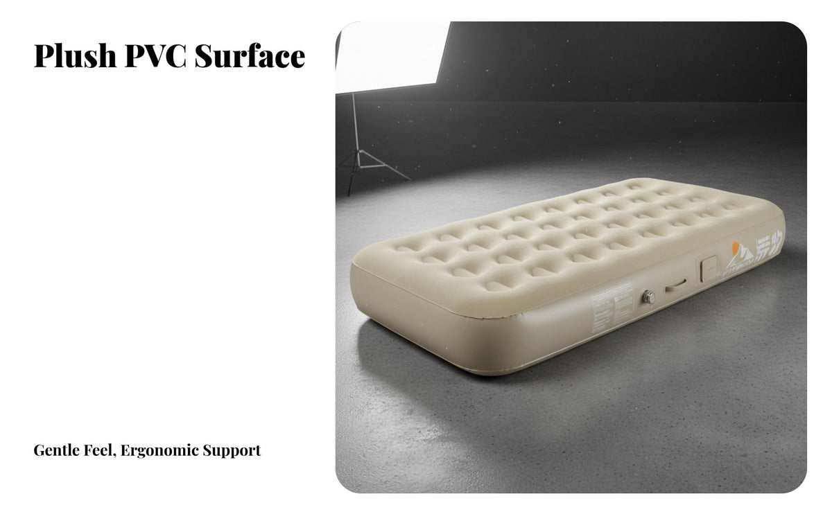 Car Inflatable Mattress, Automatic air inflator, Outdoor Camping, Rear Seat, Pillow Included, SUV Compatible