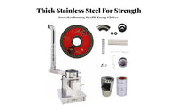 Stainless Steel Heating Stove, Indoor & Wood doubleUse, Smokeless Rural Fireplace