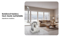 Stainless Steel Heating Stove, Indoor & Wood doubleUse, Smokeless Rural Fireplace
