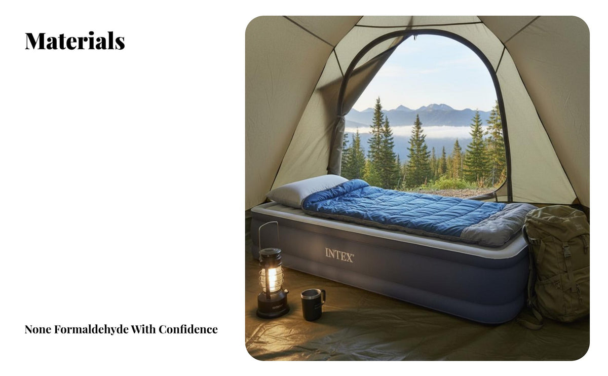 Air Mattress, Inflatable Bed, Double Foldable Thickened, Built-in Electric Pump, Home & Outdoor Use