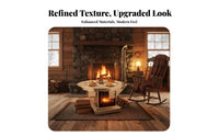 Wood Burning Stove, Indoor Multifunctional Heater, Smokeless Energy-Saving Rural Fireplace