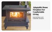 Tibetan Fireplace, Real Wood Burning Stove, Home Heating, Rural Villa Decor
