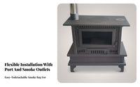 Tibetan Fireplace, Real Wood Burning Stove, Home Heating, Rural Villa Decor
