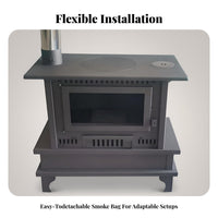 Tibetan Fireplace, Real Wood Burning Stove, Home Heating, Rural Villa Decor