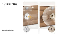 Air Mattress, Outdoor Camping Inflatable Bed, Automatic Pump, Double level, Home Use
