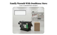 Coal Heating Boiler, Home Radiator Stove, Dual-Use Gasification Heater, Energy Efficient, Indoor
