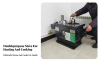 Coal Heating Boiler, Home Radiator Stove, Dual-Use Gasification Heater, Energy Efficient, Indoor