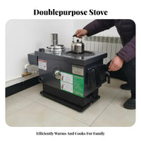 Coal Heating Boiler, Home Radiator Stove, Dual-Use Gasification Heater, Energy Efficient, Indoor