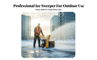 winter maintenance tool, Hand-Push Small winter Removal Machine, Outdoor path Surface, Multi-Function