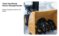 winter maintenance tool, Hand-Push Small winter Removal Machine, Outdoor path Surface, Multi-Function