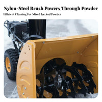 winter maintenance tool, Hand-Push Small winter Removal Machine, Outdoor path Surface, Multi-Function